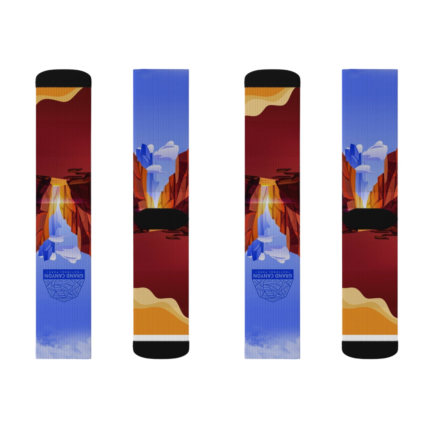 Grand Canyon Sublimation Socks Gifts from Friends and Family, Perfect for Birthdays and Holidays SOCKNP006