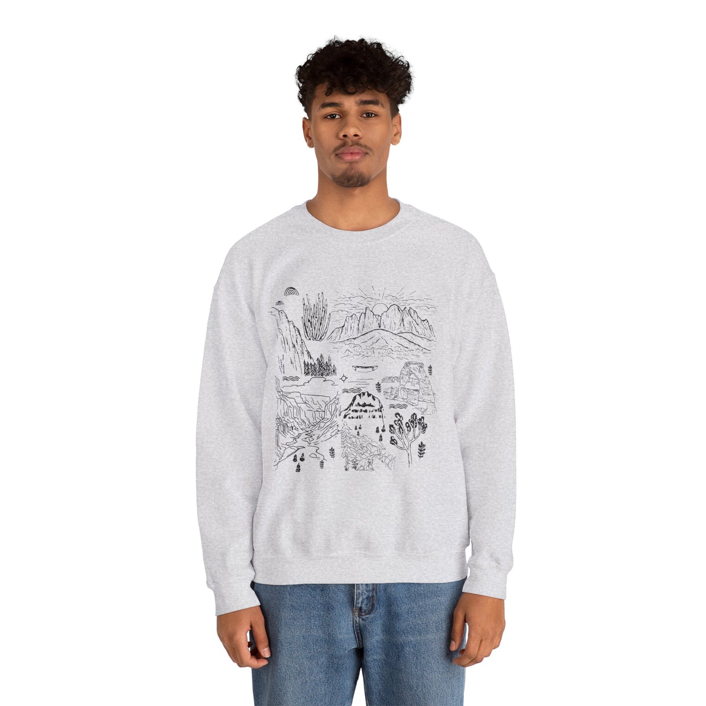 Iconic National Parks Hiking Sweatshirt - NPT006ALL