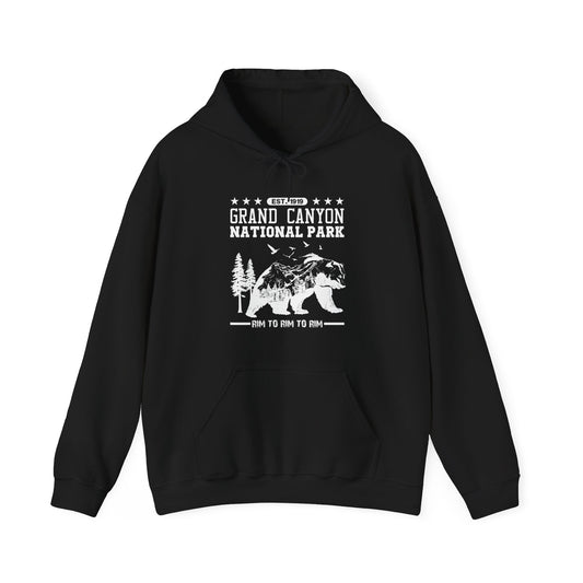 Rim To Rim To Rim Hoodie, Grand Canyon National Park R2R2R Arizona Camping Hiking Travel Hoodie - NPT005ALL