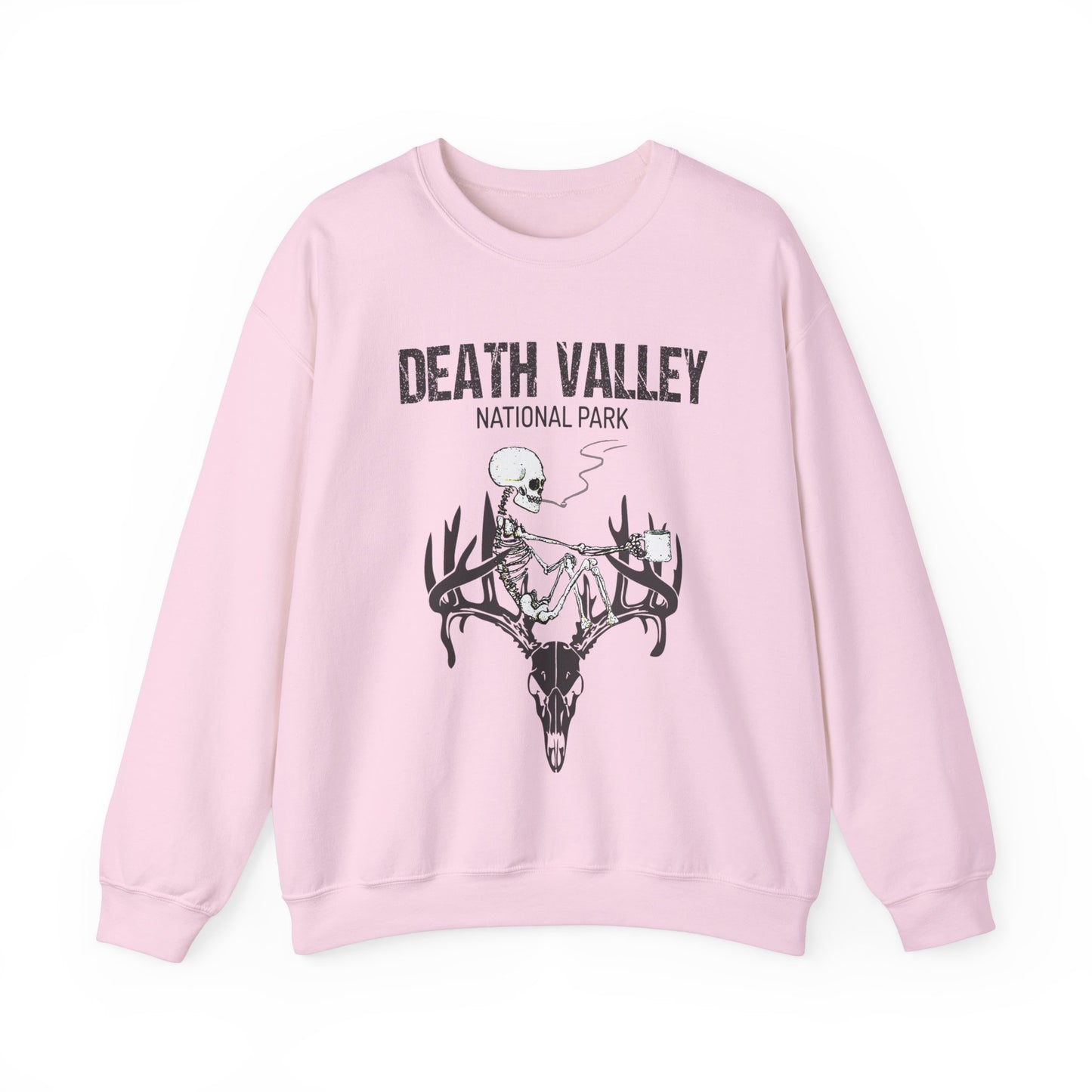 Death Valley National Park Skull Skeleton Camping Mountain Sweatshirt - NP0216ALL