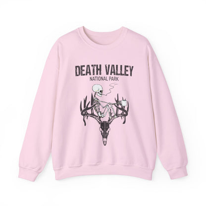 Death Valley National Park Skull Skeleton Camping Mountain Sweatshirt - NP0216ALL