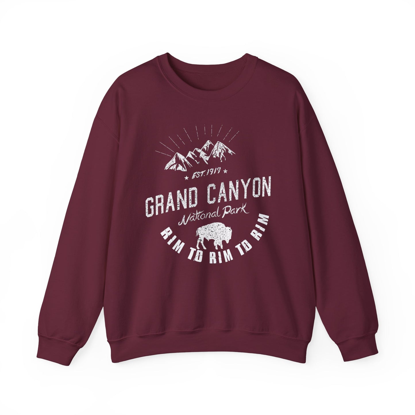 Rim to Rim to Rim Grand Canyon National Park Arizona Camping Hiking Sweatshirt - NP041ALL