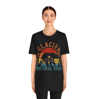 Glacier WeHikers Shirt, Glacier National Park Bear Floral Hiking Forest Camping Mountain Wild Flower Shirt - NPT015ALL