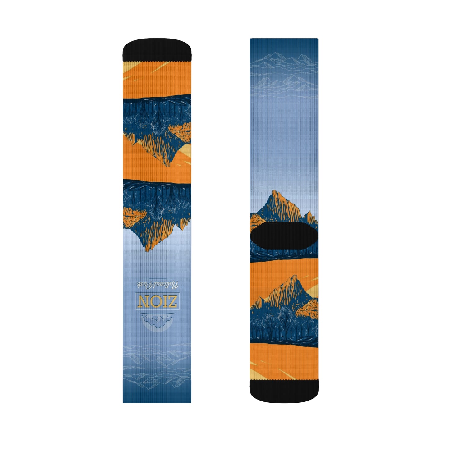 Zion National Park Sublimation Socks, Inspirational Gifts for Nature Lovers, Gifts from Friends, Gifts for Men, Women