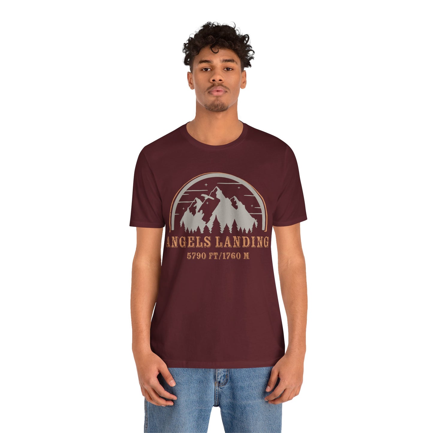 Angels Landing Shirt,  Zion National Park Camping Zion Poster Angels Landing Mountains Shirt - NPT116ALL