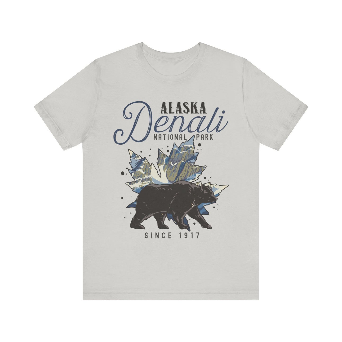 Vintage Denali National Park Retro Bear Alaska Shirt - NPT084ALL