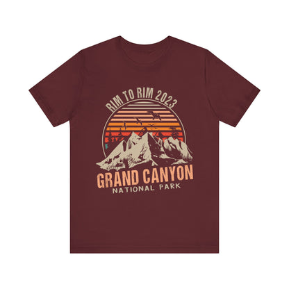 Rim To Rim 2023 Checklist Grand Canyon National Park Rim 2 Rim 2023 Hiking Outdoor Wilderness Forest shirt - NPT227ALL