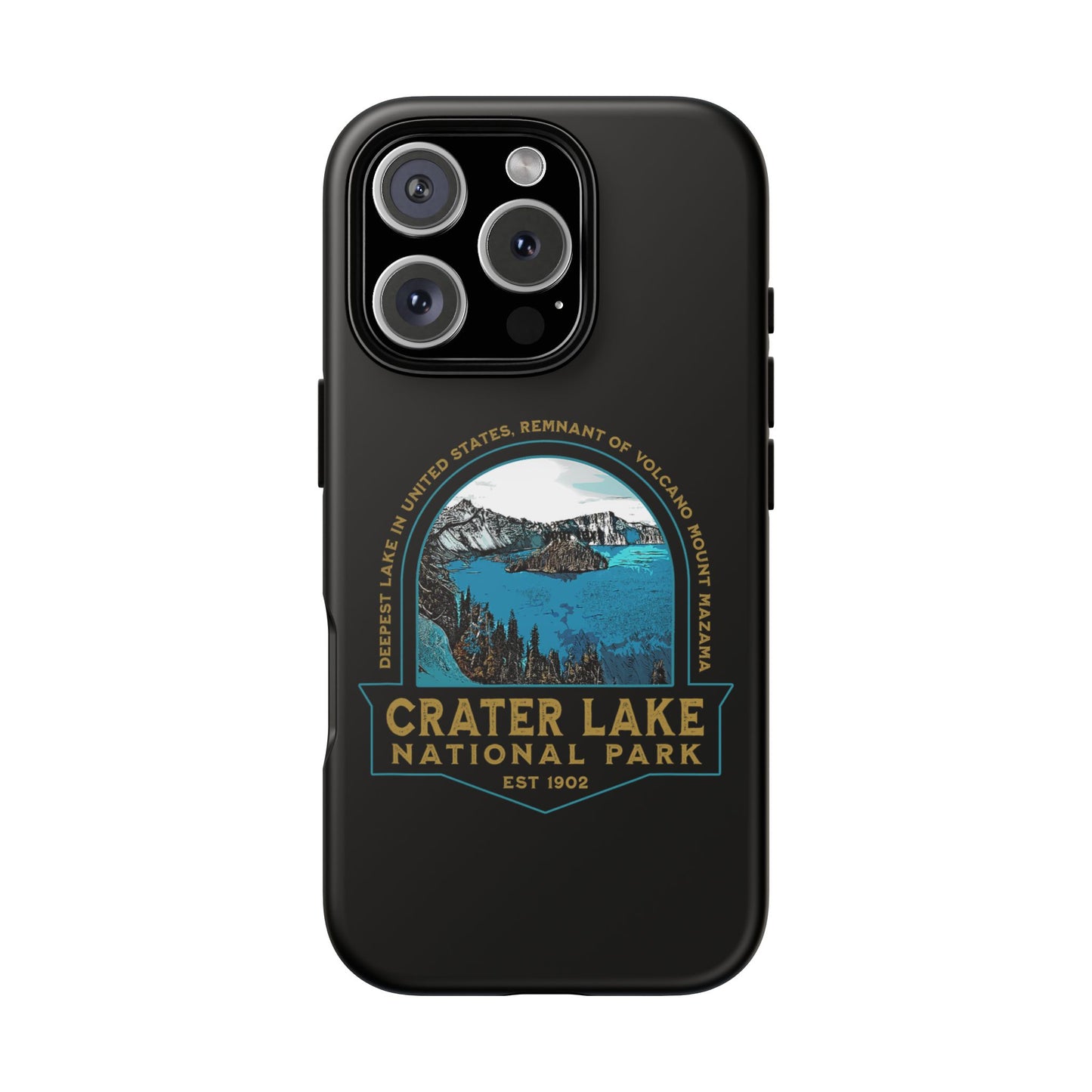 Crater Lake National Park Oregon Mount Tough Cases, Inspirational Gifts for Nature Lovers, iPhone 16 Pro Gifts from Friends