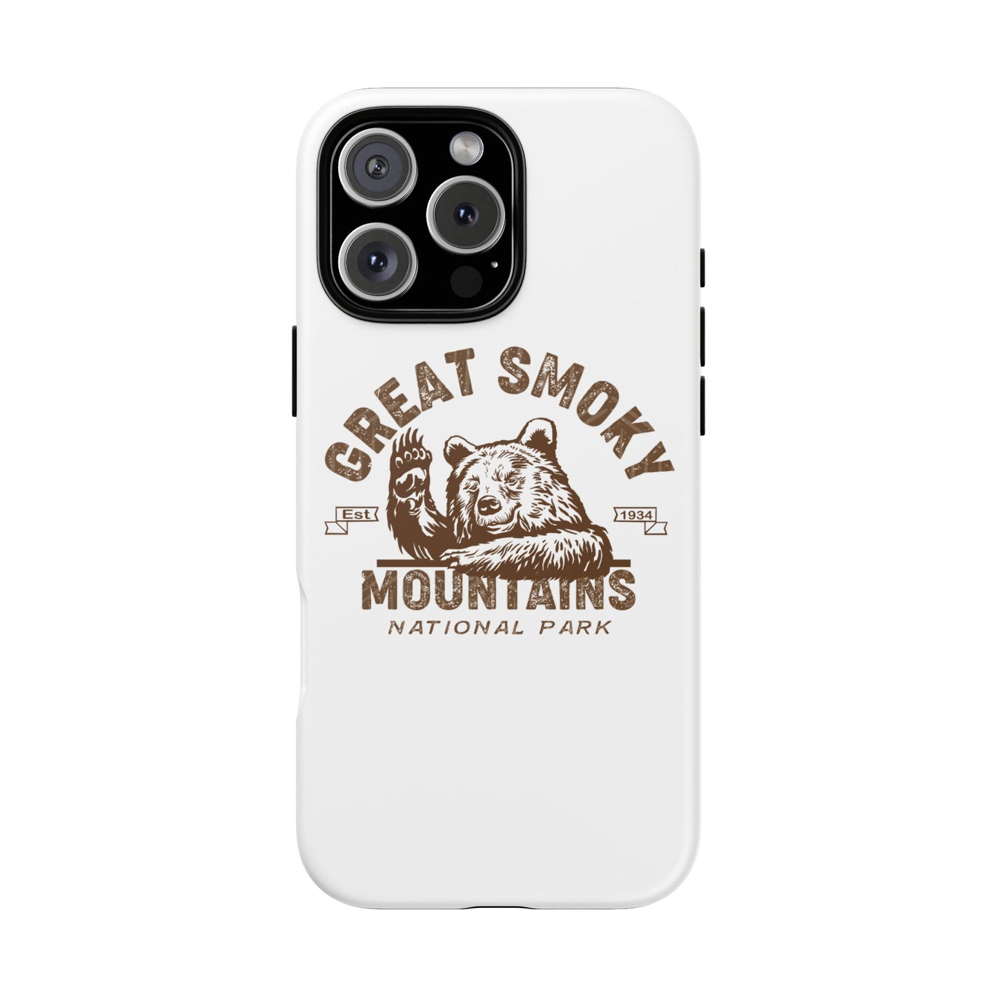 Great Smoky Mountains Hiking Tough Cases - iPhone 16 Pro, 16 Pro max Cases - Gifts for Friends, Family, and Nature Lovers