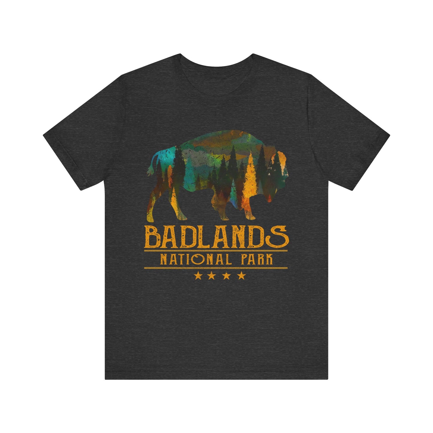 Badlands Shirt, Badland National Park Buffalo Bison South Dakota shirt - NPT082ALL