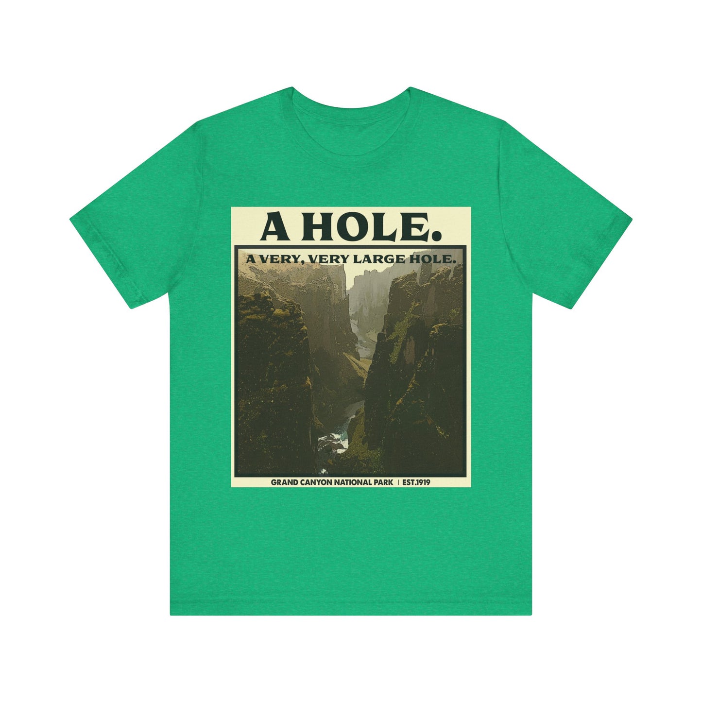 Grand Canyon Shirt, Grand Canyon National Park Poster Very Large Hole Extraordinary Mountains shirt - EXNP011ALL