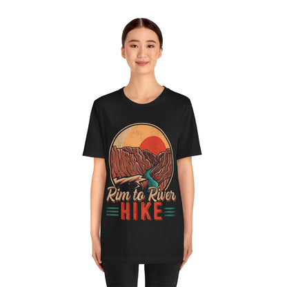 Rim 2 River Hike Crewneck Shirt, Grand Canyon National Park Rim To River Hike Hiking shirt - NPT248ALL