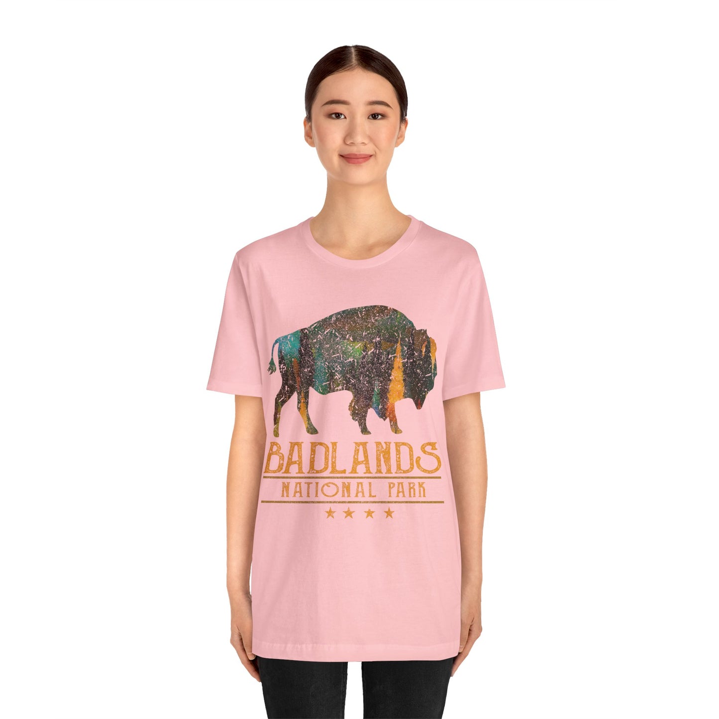 Badlands Shirt, Badland National Park Buffalo Bison South Dakota shirt - NPT082ALL