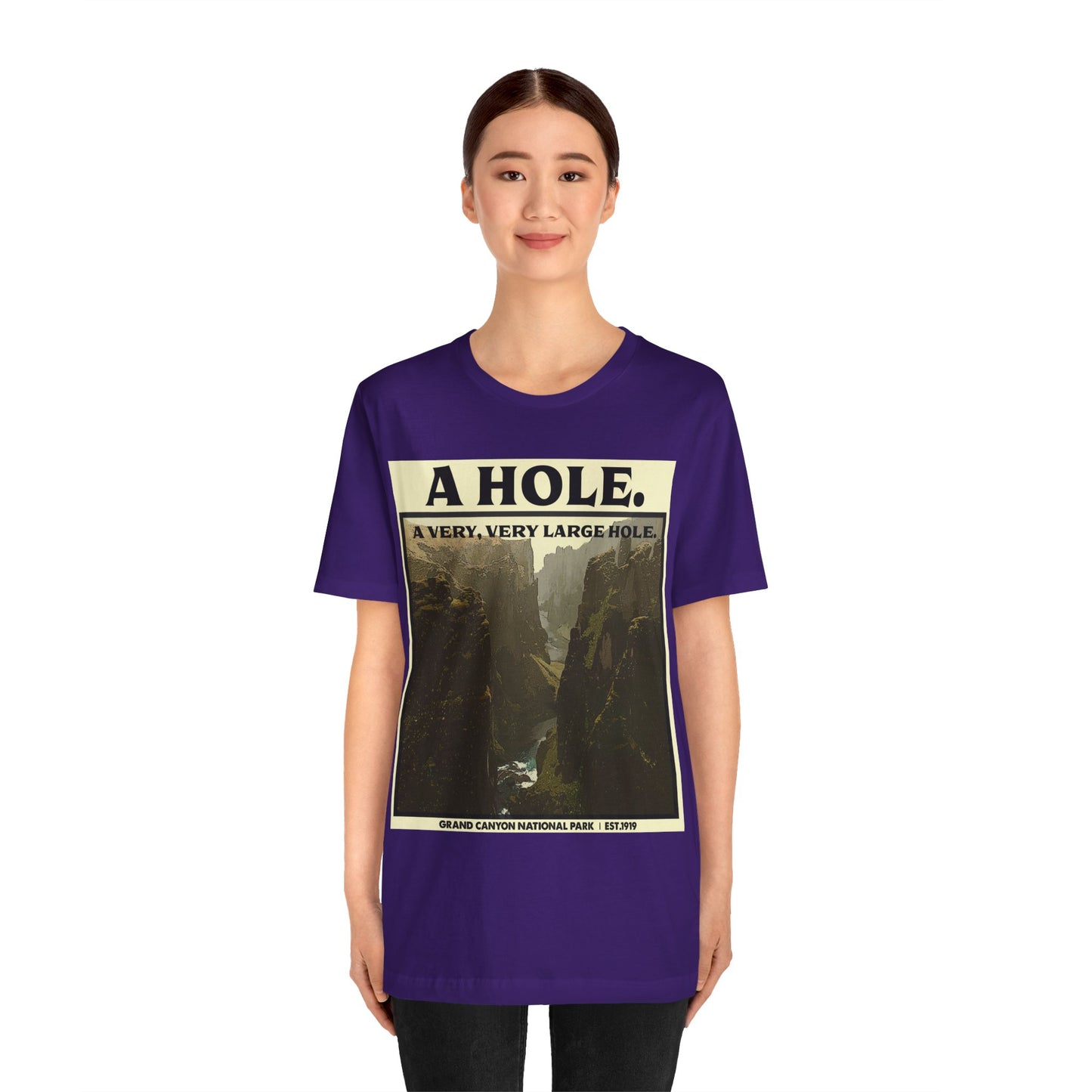 Grand Canyon Shirt, Grand Canyon National Park Poster Very Large Hole Extraordinary Mountains shirt - EXNP011ALL