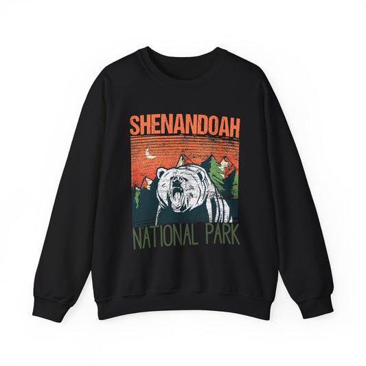 Shenandoah National Park Camping Forest Bear Hiking Sweatshirt - NP0331ALL