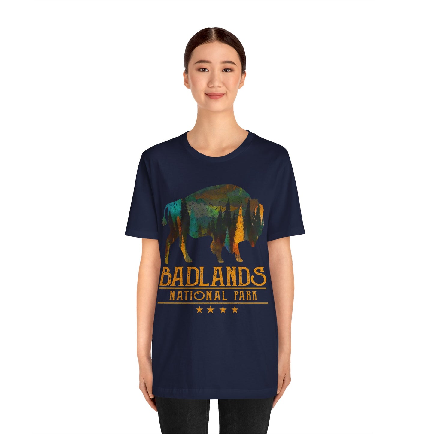 Badlands Shirt, Badland National Park Buffalo Bison South Dakota shirt - NPT082ALL