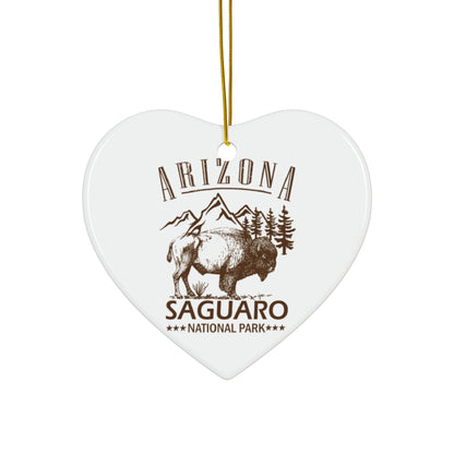 Arizona Saguaro National Park Ornament , US National Park Saguaro Hiking Ceramic Ornament - NP0113ALL