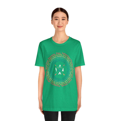 National Park Checklist Shirt, All 63 US National Park Name List shirt - NP027ALL