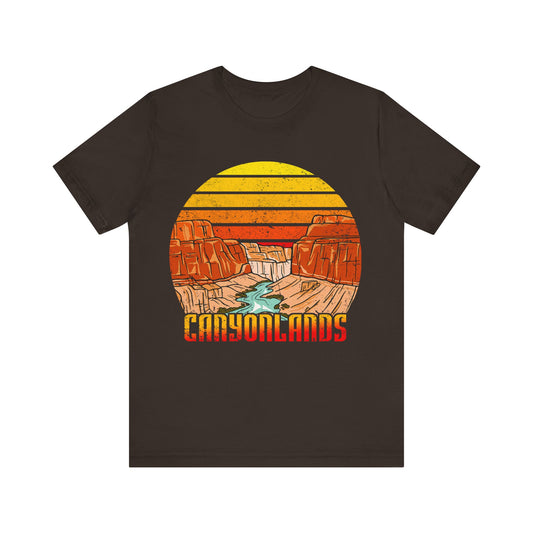 Vintage Canyonlands National Park Camping Hiking Retro Wilderess Mountain shirt - NPT183ALL