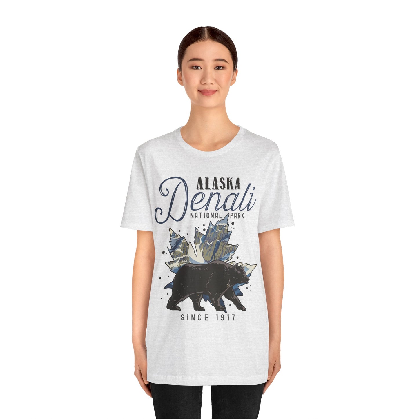 Vintage Denali National Park Retro Bear Alaska Shirt - NPT084ALL