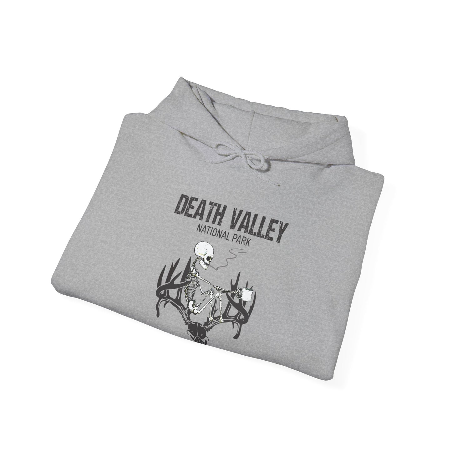 Death Valley National Park Skull Skeleton Camping Mountain  Hoodie - NP0216ALL