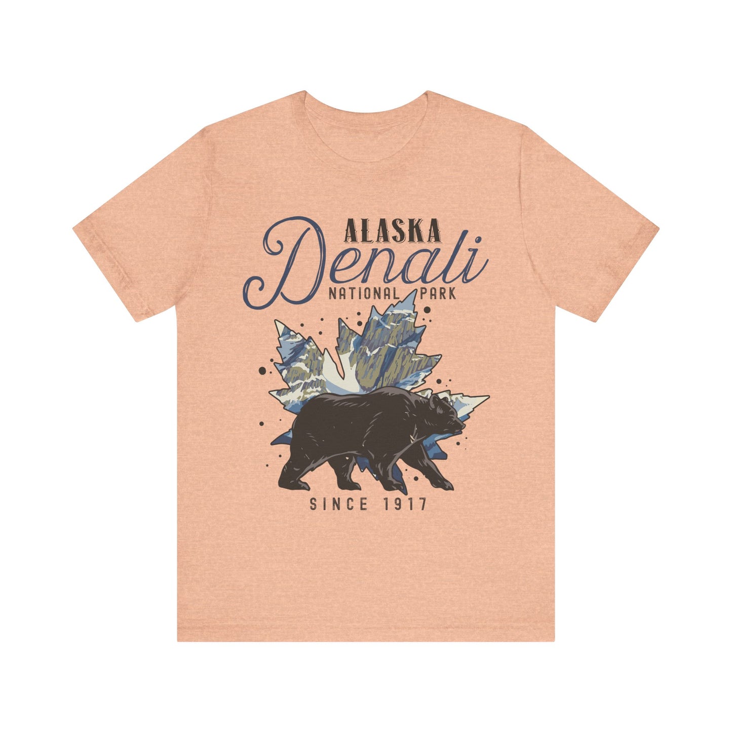 Vintage Denali National Park Retro Bear Alaska Shirt - NPT084ALL