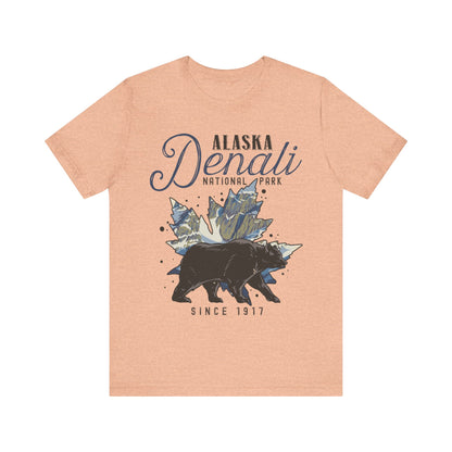 Vintage Denali National Park Retro Bear Alaska Shirt - NPT084ALL