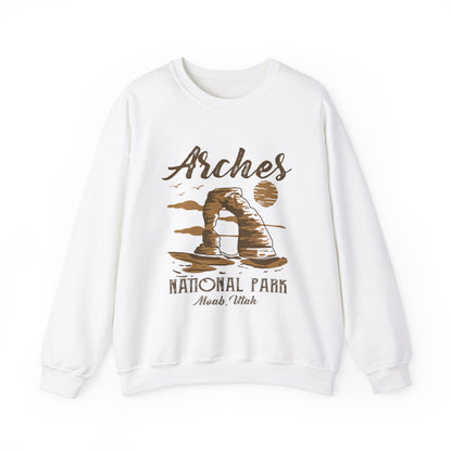 Vintage Arches National Park Mountain Moab Utah Sweatshirt - Npt030all