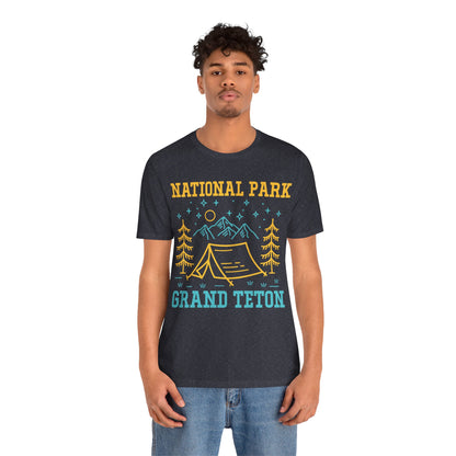 Grand Teton National Park Hiking Camping Hiking shirt - NPT149ALL