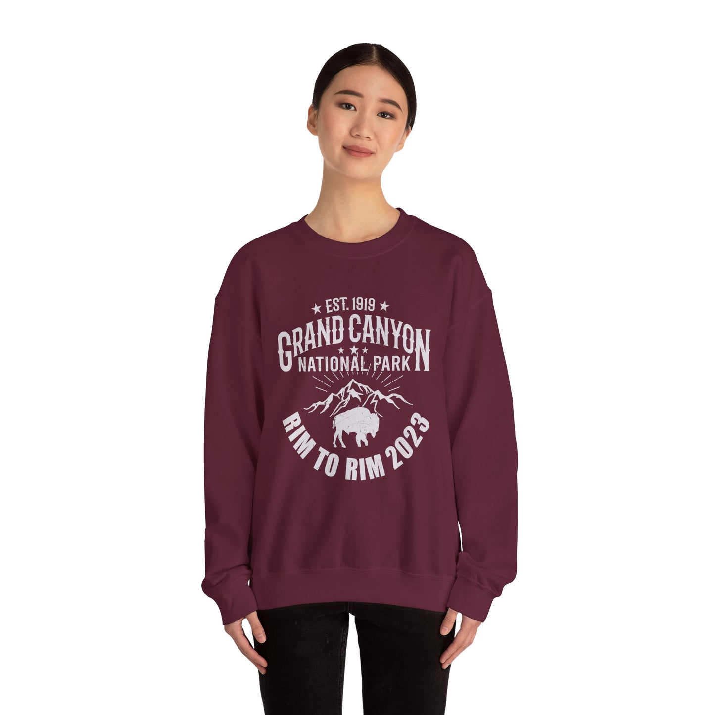 Custom Grand Canyon National Park Rim To Rim R2R 2023 Hiking Wilderness Forest Sweatshirt - Npt017all