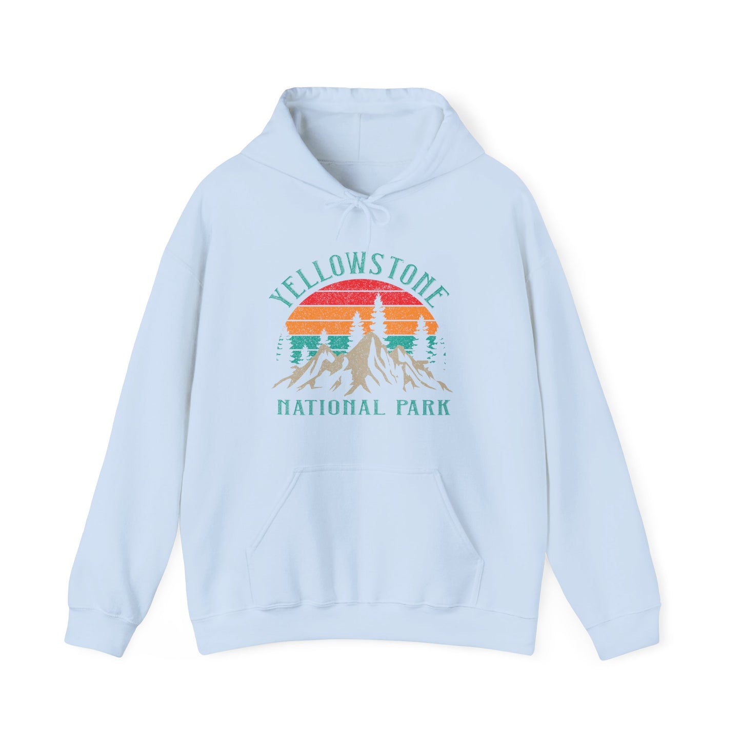 Vintage Yellowstone Us National Park Mountain Hoodie - NPT103ALL