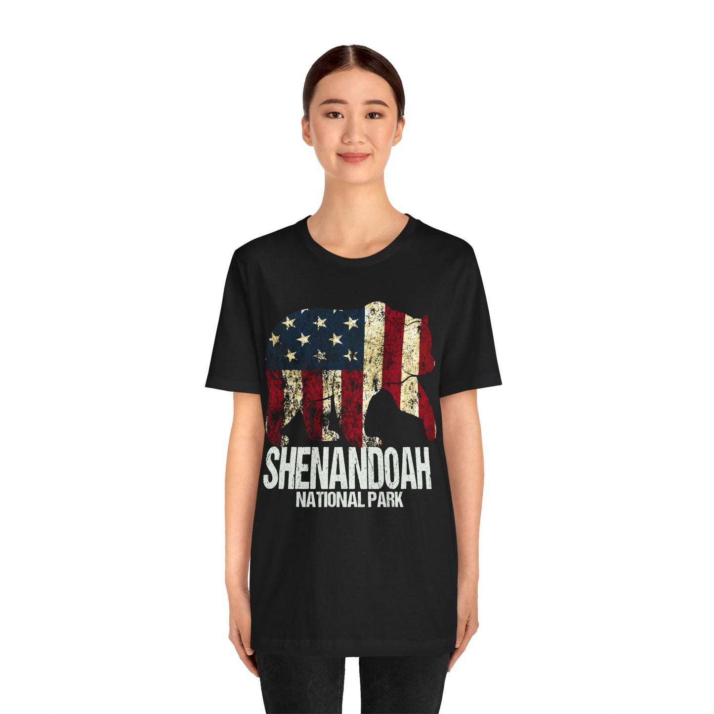 Shenandoah Shirt, Shenandoah National Park Camping 4th of July Independence Day Patriotic Hiking Shirt - NP0375ALL