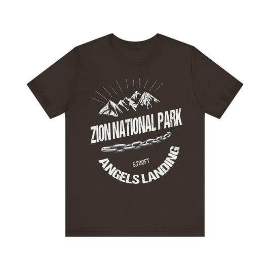 Zion Shirt, Angels Landing Zion National Park Utah Camping Zion Art Zion Poster Hiker Shirt - NP0196ALL