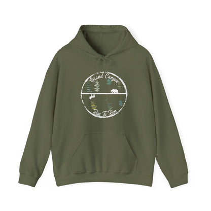 Grand Canyon National Park R2R Arizona Camping Hiking Travel Hoodie - NP0370ALL