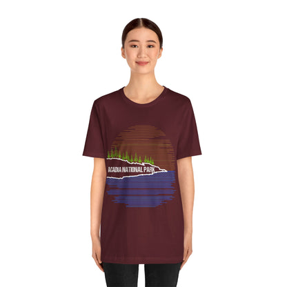 Acadia Crewneck Shirt, Acadia National Park Mount Desert Island Maine Cadillac Mountain shirt, Acadia Camping shirt - NP001ALL