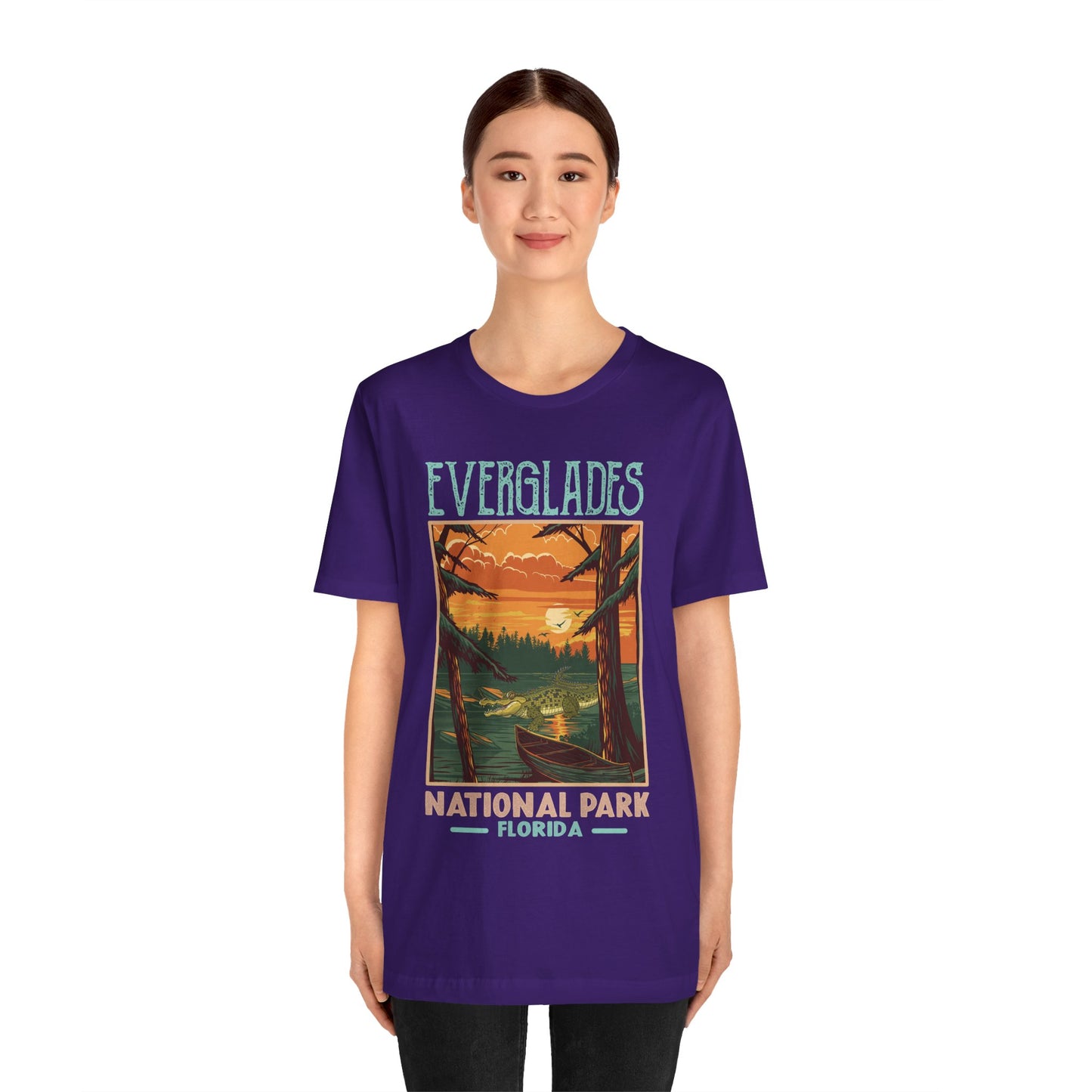 Everglades National Park Crocodile Florida Alligators Travel Hiking Mountain shirt - NPT195ALL