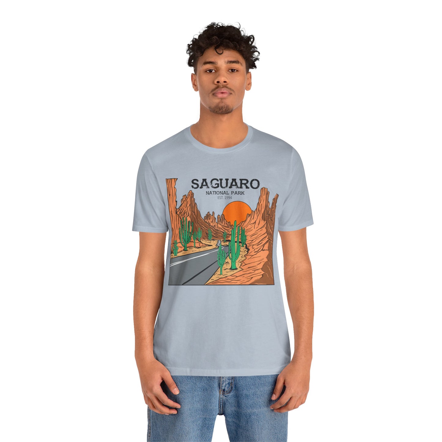 Saguaro Desert Shirt, Arizona Saguaro National Park Cactus Mountain Saguaro Cactus Shirt - NPT159ALL