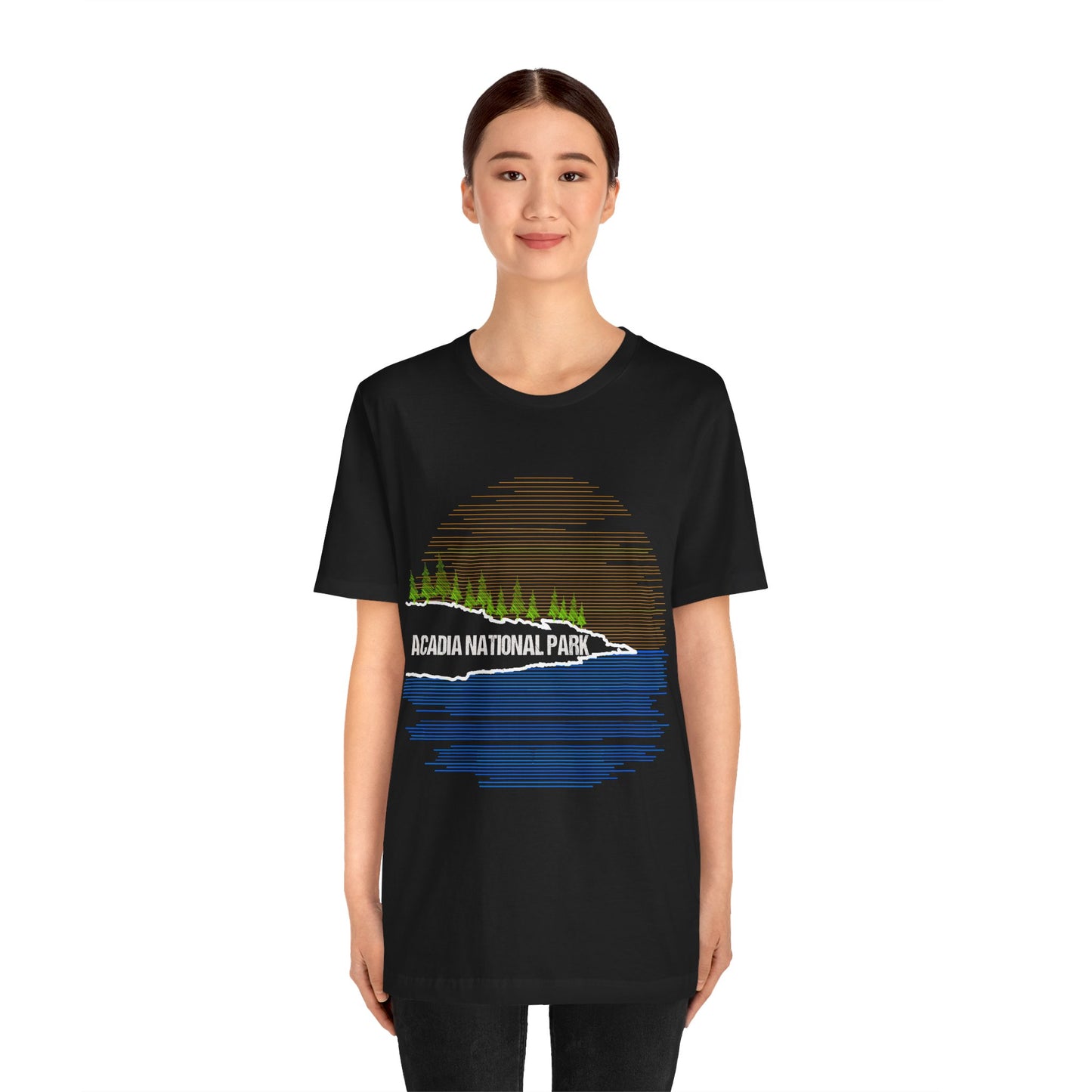 Acadia Crewneck Shirt, Acadia National Park Mount Desert Island Maine Cadillac Mountain shirt, Acadia Camping shirt - NP001ALL