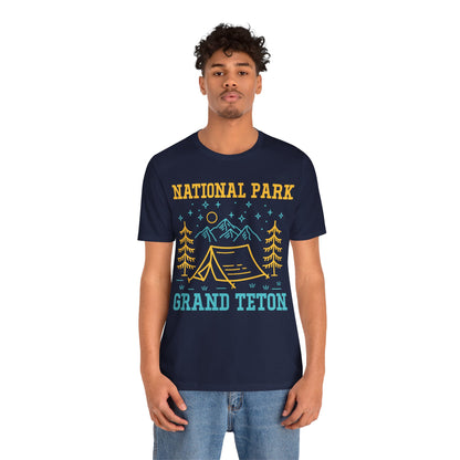 Grand Teton National Park Hiking Camping Hiking shirt - NPT149ALL