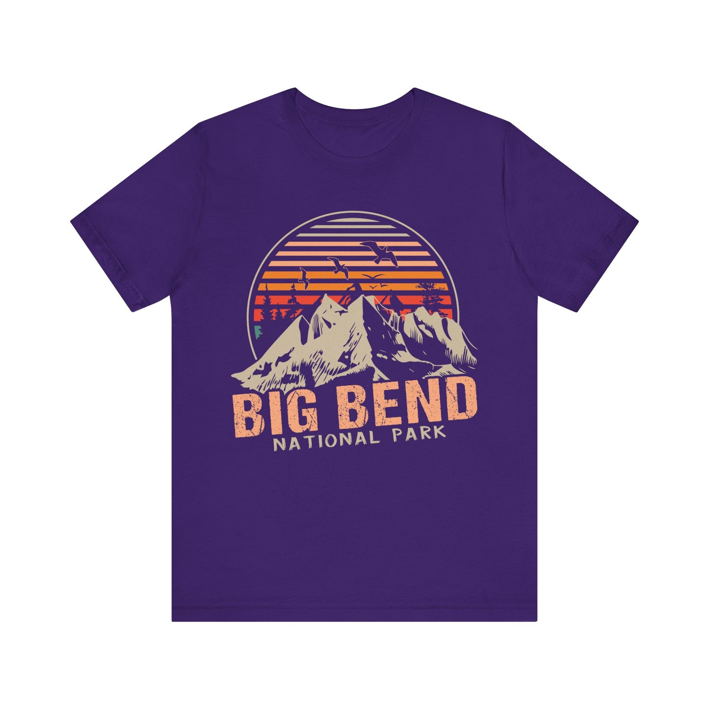 Vintage Big Bend National Park Camping Mountain Shirt - NPT034ALL