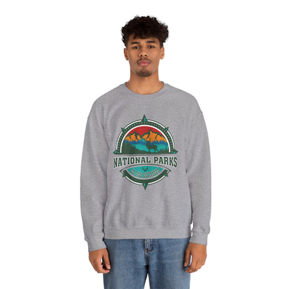 In The Discovery We Find OurSelves National Park Hiking Camping Forest Mountain Sweatshirt - NPT058ALL