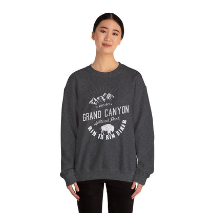 Rim To Rim Hiker Grand Canyon National Park Hiking Sweatshirt - NP036ALL