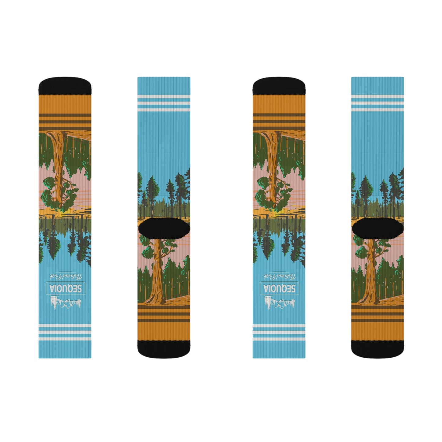 Sequoia Mountains National Park Socks, Inspirational Outdoor Enthusiast Gift, Gifts from Friends to Nature Lovers - SOCKNP029