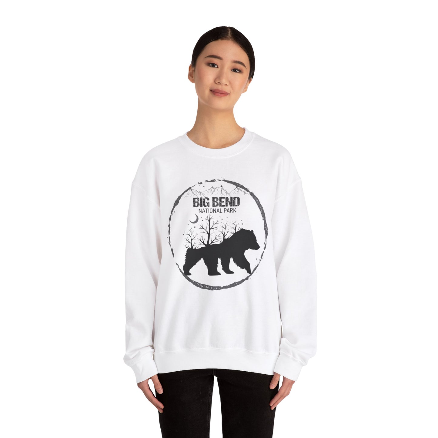 Big Bend National Park Bear Forest Camping Mountain Sweatshirt - NP0224ALL