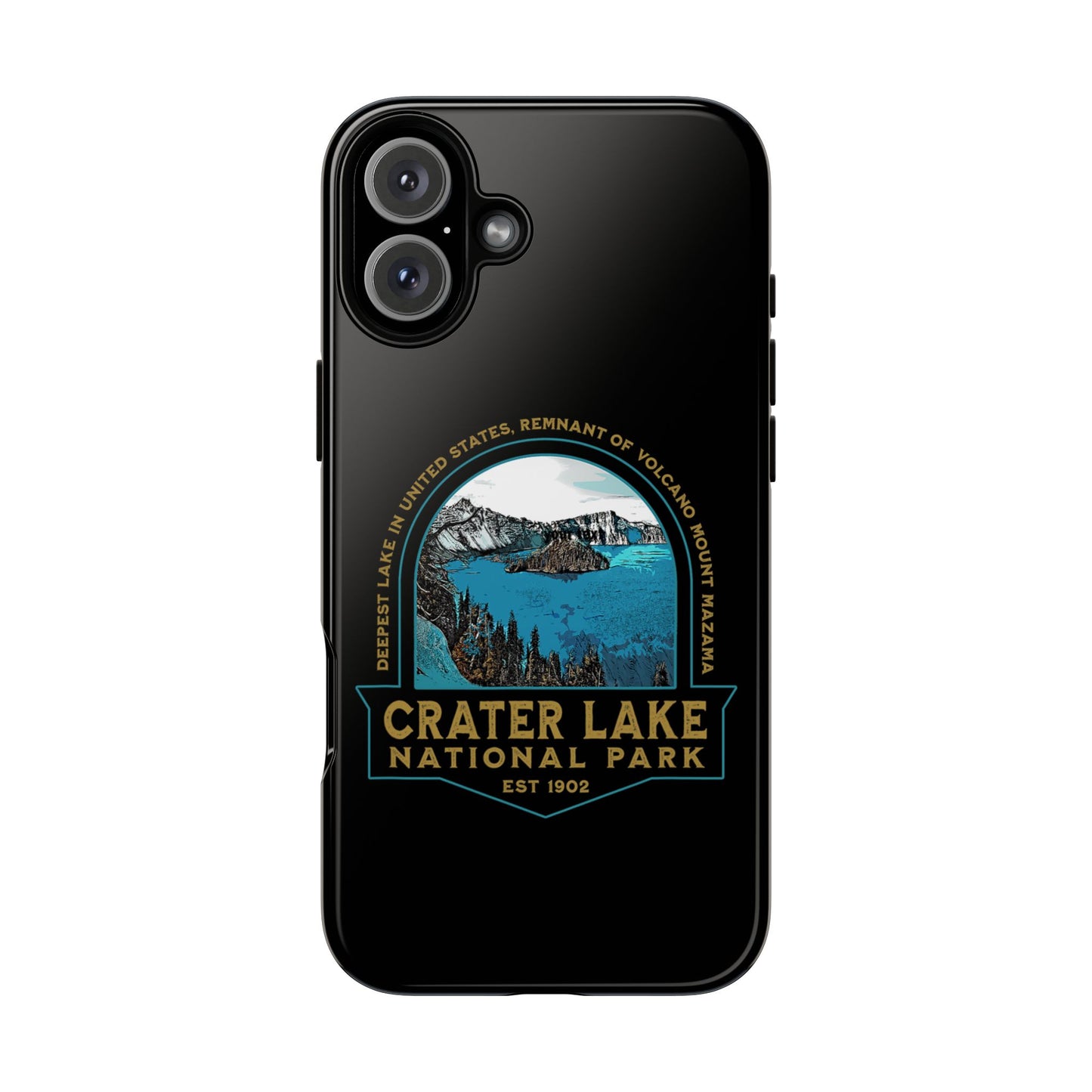 Crater Lake National Park Oregon Mount Tough Cases, Inspirational Gifts for Nature Lovers, iPhone 16 Pro Gifts from Friends