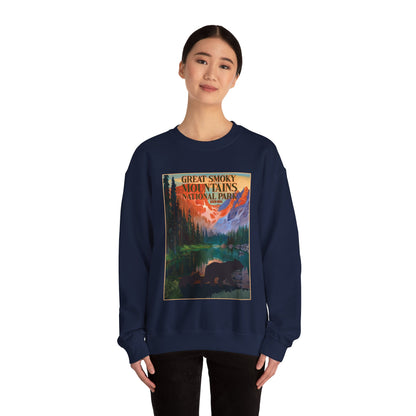 Great Smoky Mountains National Park Poster Camping Forest Bear Hiking Sweatshirt - NPT052ALL