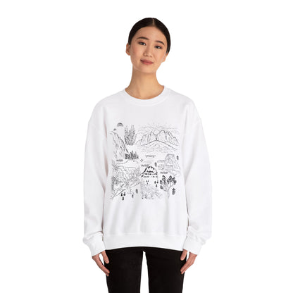 Iconic National Parks Hiking Sweatshirt - NPT006ALL