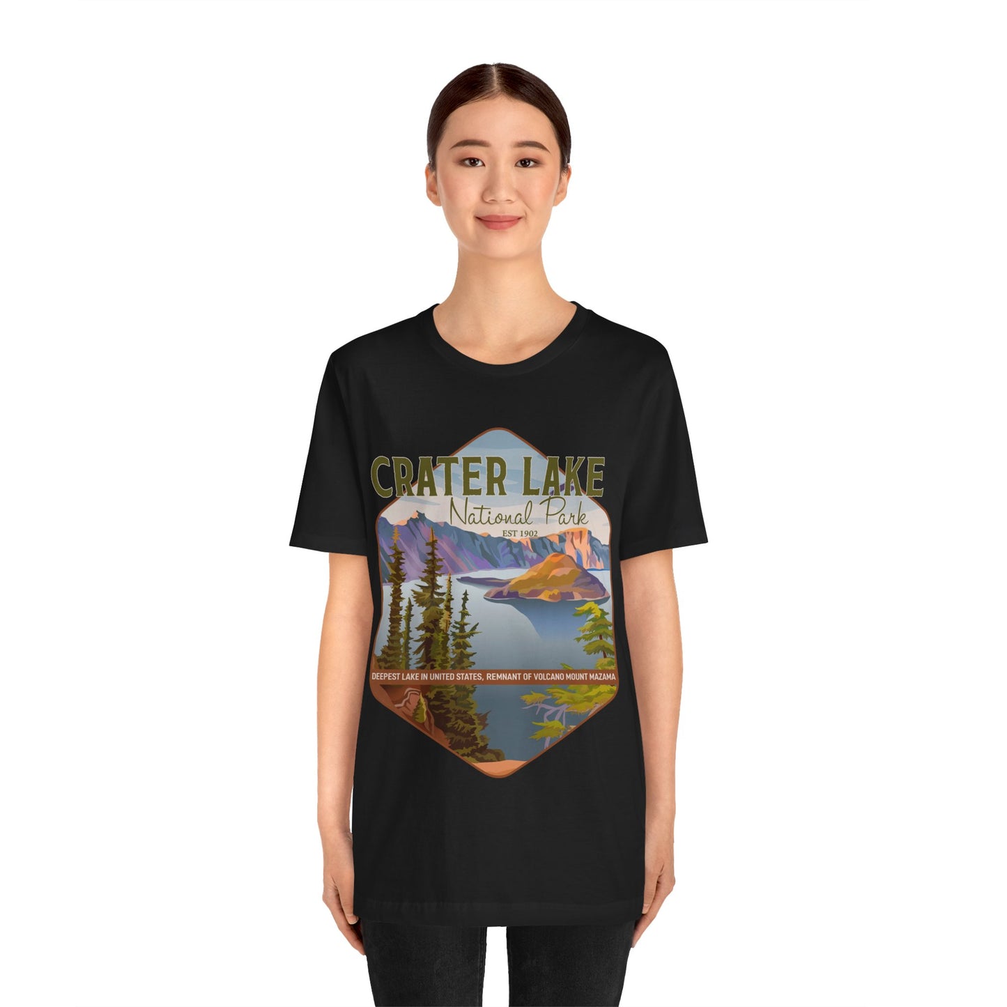 Crater Lake WeHikers Shirt, Crater Lake National Park NPS Camping Shirt - NPT007ALL