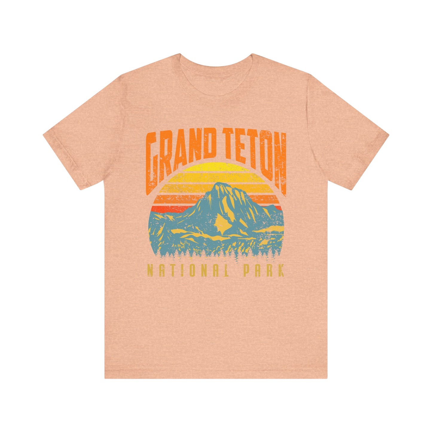 Vintage Travel Grand Teton National Park Mountain Camping Hiking Mountain Shirt - NPT224ALL