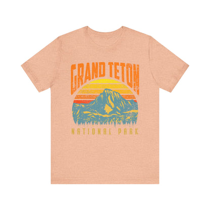 Vintage Travel Grand Teton National Park Mountain Camping Hiking Mountain Shirt - NPT224ALL